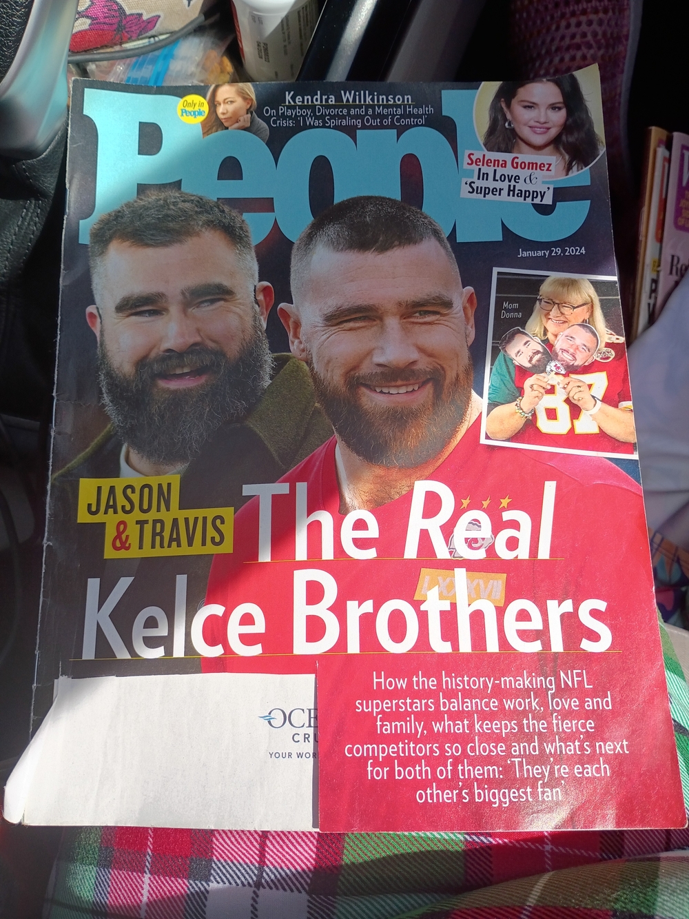 People Magazine January 29, 2024 - Kelce Brothers Cover